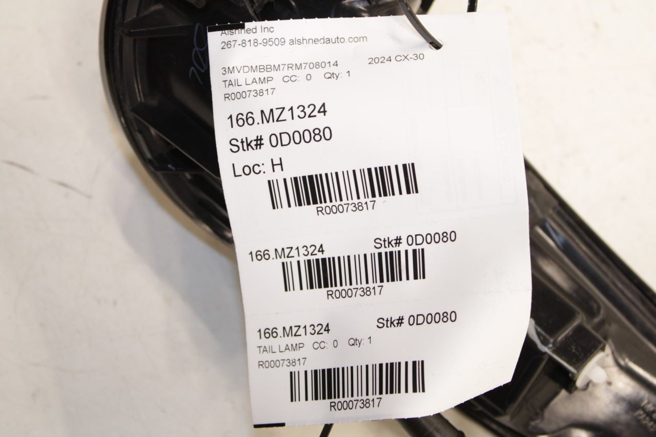 2020-2025 Mazda CX-30 2.5 S Rear Left Driver Side Tail Light Lamp EX84-51-160 - Alshned Auto Parts