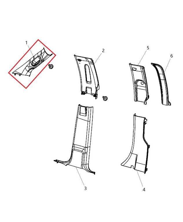 11-18 RAM 1500 Laramie FR Right and Left Windshield A-Pillar Molding 1DX48TRMAB - Alshned Auto Parts