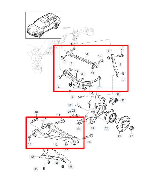 2011-18 Porsche Cayenne Platinum AWD Rear Suspension Left Control Arm Set *ReaD* - Alshned Auto Parts