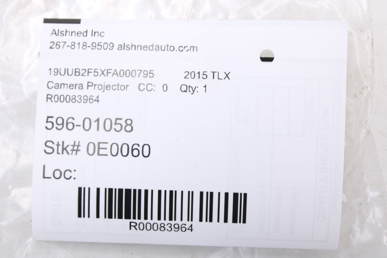 2015-17 Acura TLX Tech Front Windshield Lane Assist Camera Module 36160-TZ3-A03 - Alshned Auto Parts