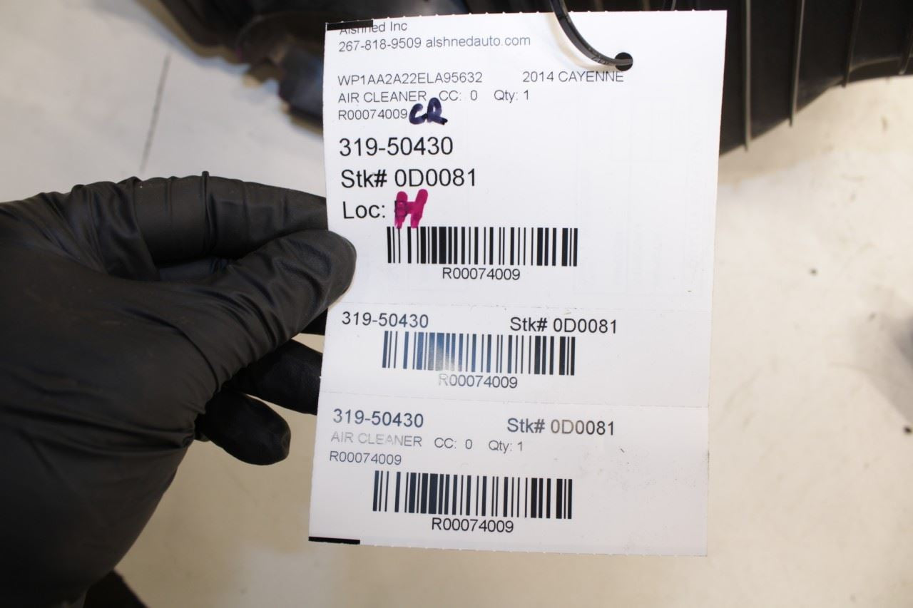 11-18 Porsche Cayenne Platinum 3.6L Air Intake Cleaner w/ Connector Pipe *ReaD* - Alshned Auto Parts