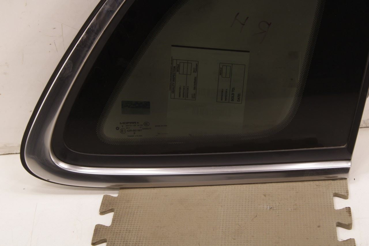 2019-2022 Jeep Cherokee Latitude Rear Right Passenger Side Quarter Window Glass - Alshned Auto Parts