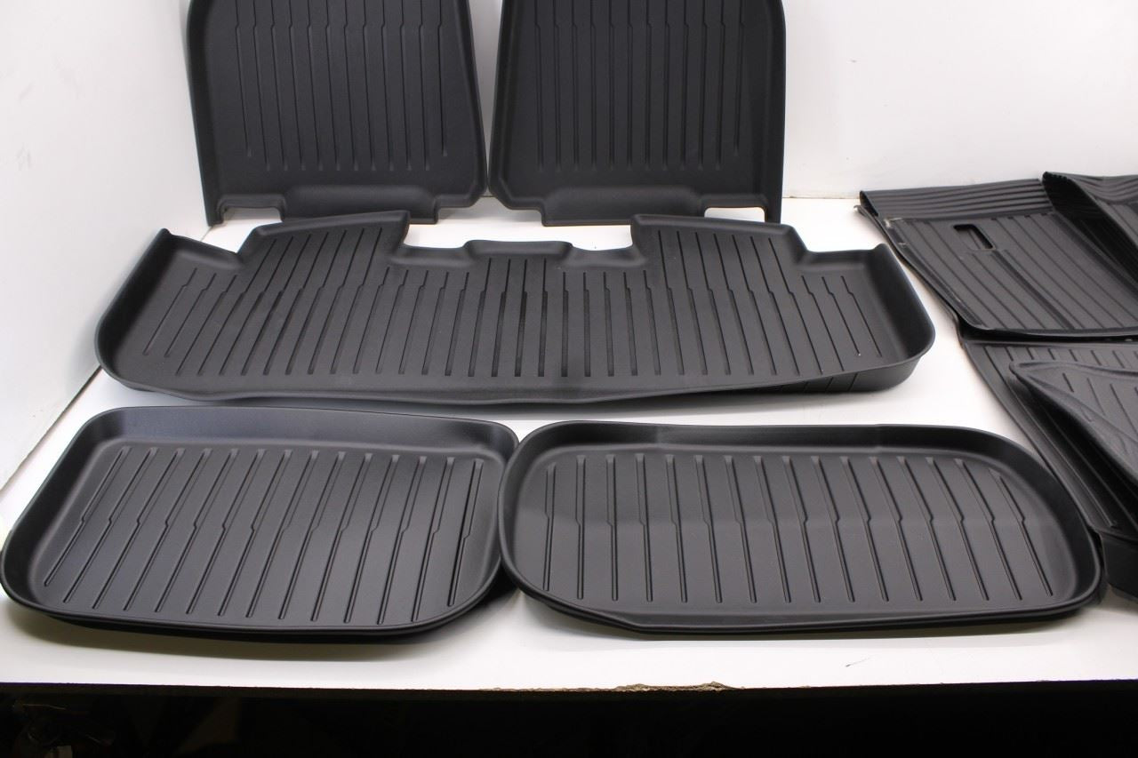 25-26 Tesla Y Juniper Front Rear RH and LH All-Weather Floor Mats Set Brand NEW - Alshned Auto Parts