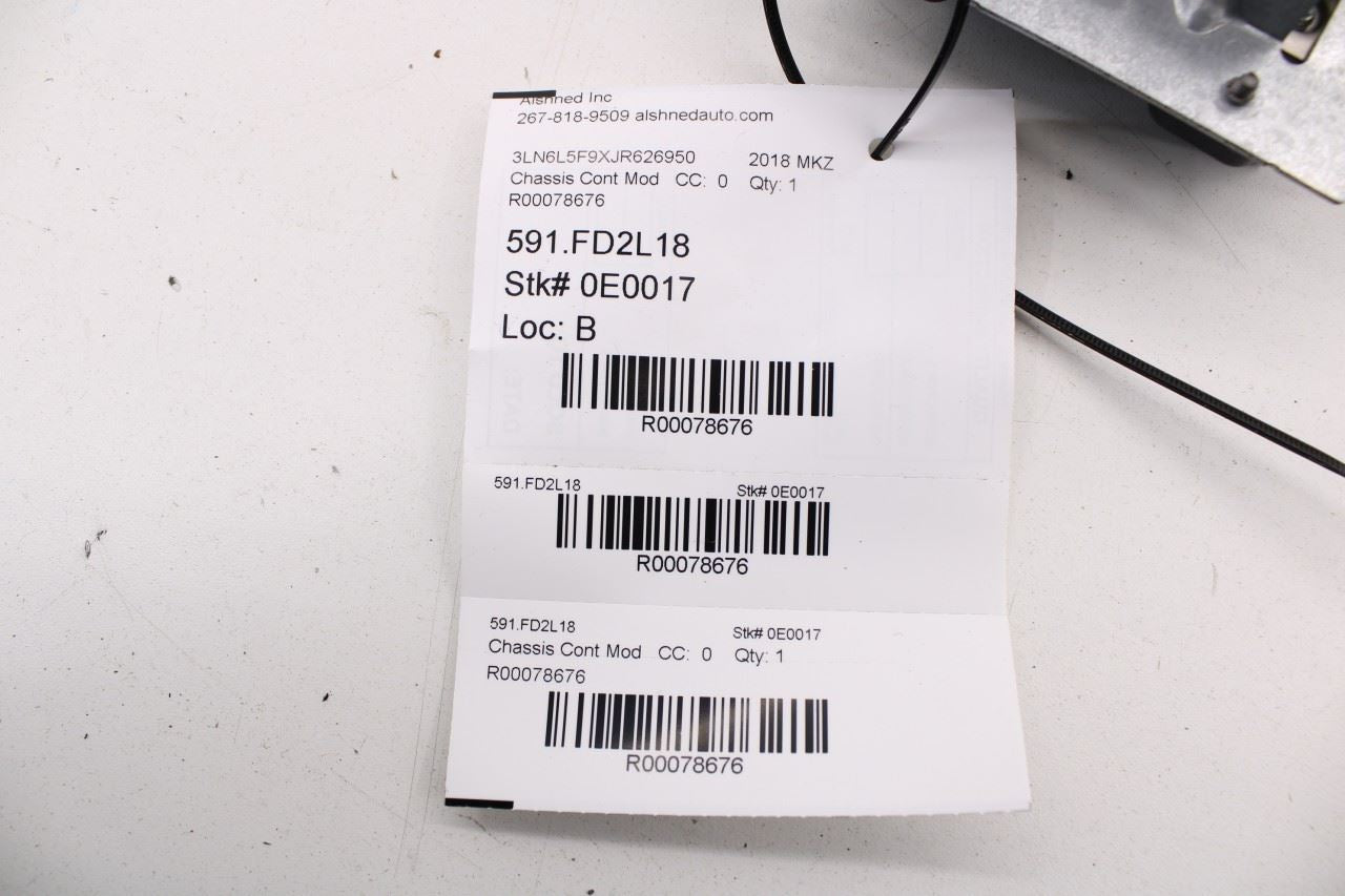 18 Lincoln MKZ Reserve Transceiver Telematics Control Module JP5T-14G229-AH OEM - Alshned Auto Parts