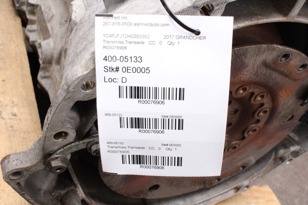 2016-2017 Jeep Grand Cherokee Summit 5.7L 4x4 8-Spd Automatic Transmission 111K - Alshned Auto Parts