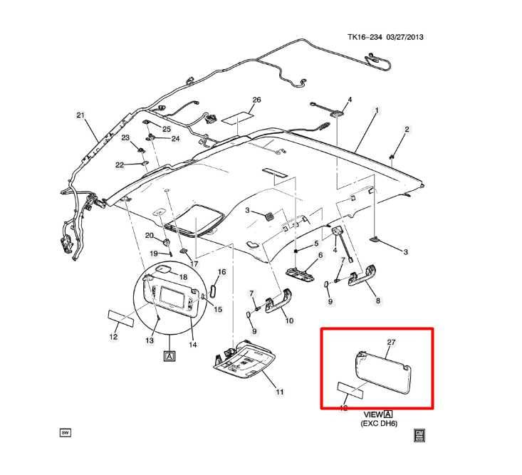 14-19 Chevrolet Silverado 1500 Work Truck 2WT Front RH and LH Side Sun Visor Set - Alshned Auto Parts