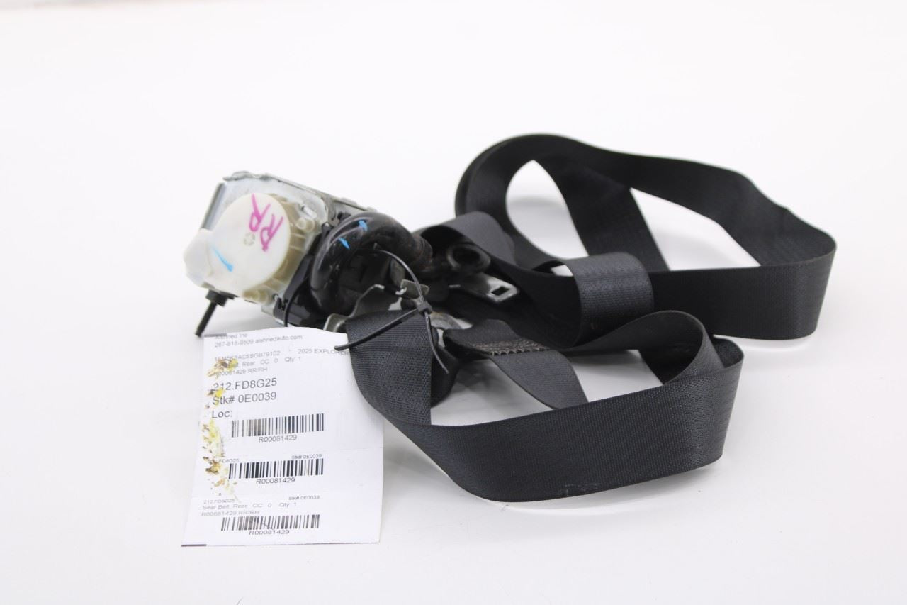 20-25 Ford Explorer Interceptor 3.0L Rear Right Side 2nd Row Seat Belt Retractor - Alshned Auto Parts