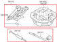 2005-14 Hyundai Sonata GLS 2.4L Lift Jack and Tool Kit w/ Foam Holder Container - Alshned Auto Parts