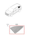 21-23 Kia Sorento X-Line SX Prestige Rear Left Side Quarter Window Glass *ReaD* - Alshned Auto Parts
