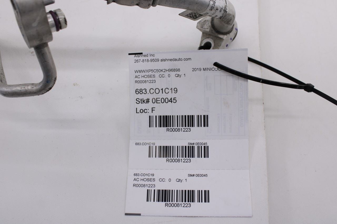 2016-24 Mini Hardtop Cooper 1.5L Conditioning Suction Liquid Discharge Hose Line - Alshned Auto Parts