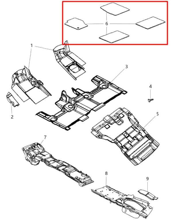 2013-14 Jeep Grand Cherokee Front Rear RH LH Interior Carpet Floor Mats Set of 4 - Alshned Auto Parts