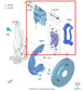 17-20 Ford F150 3.5L RWD Front Driver Left Side Brake Disc Caliper FL3Z-2B121-C1