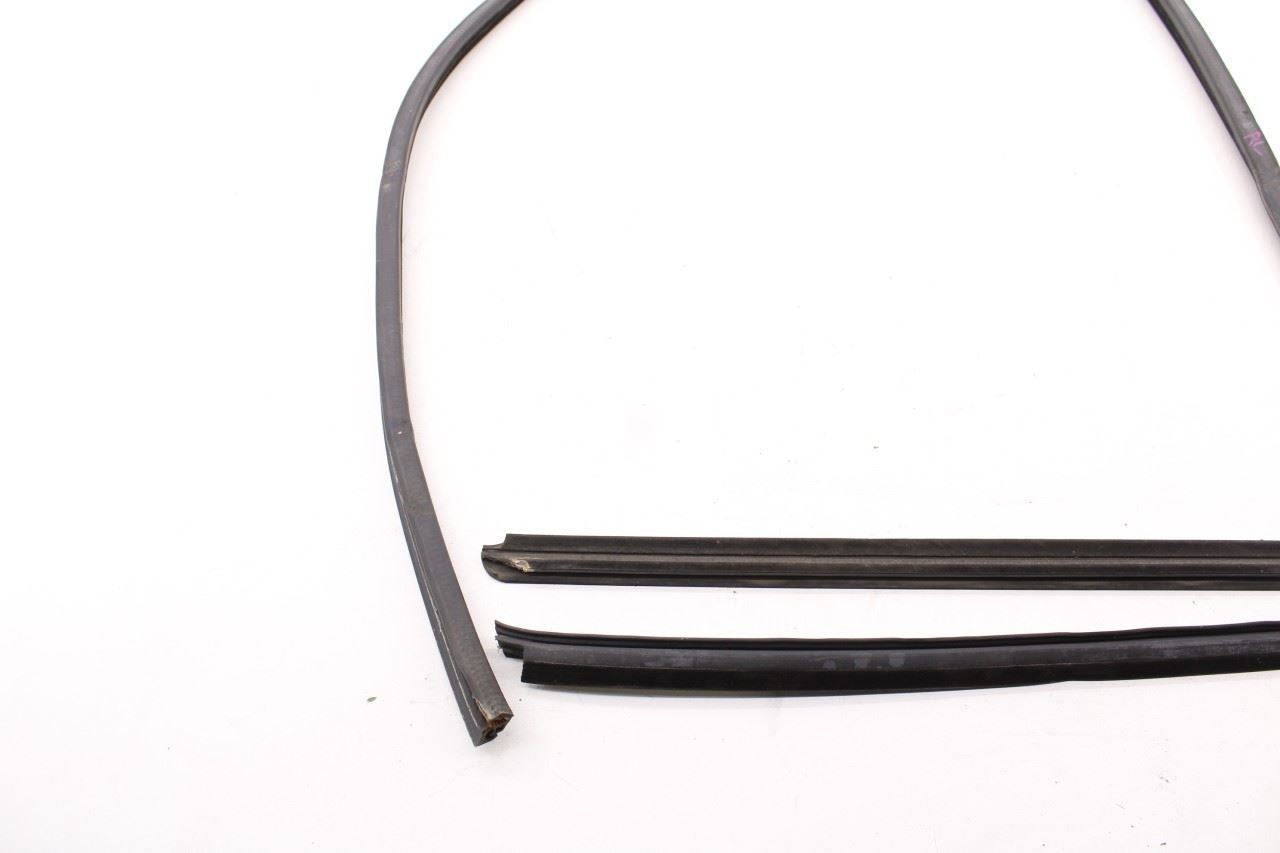 99-16 Ford F-250 Crew Cab Lariat Rear Left Door Run Channel w/ Weatherstrip Set - Alshned Auto Parts