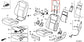 2016-21 Honda Pilot EXL-N Front Right or Left Side Seat Headrest 81140-TG7-A51ZC - Alshned Auto Parts
