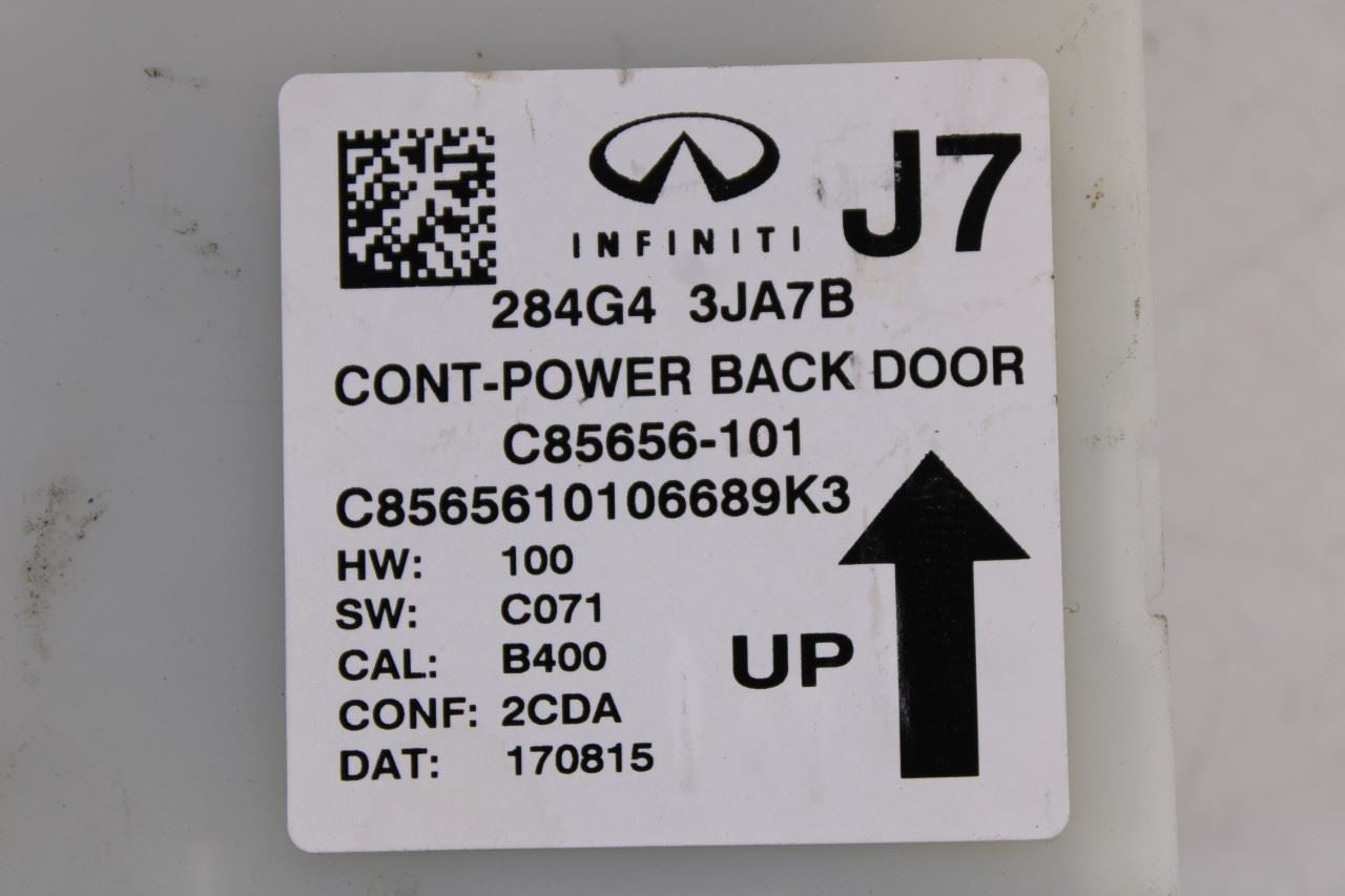 2016-2019 Infiniti QX60 Power Liftgate Back Door Control Module 284G4-3JA7B OEM6