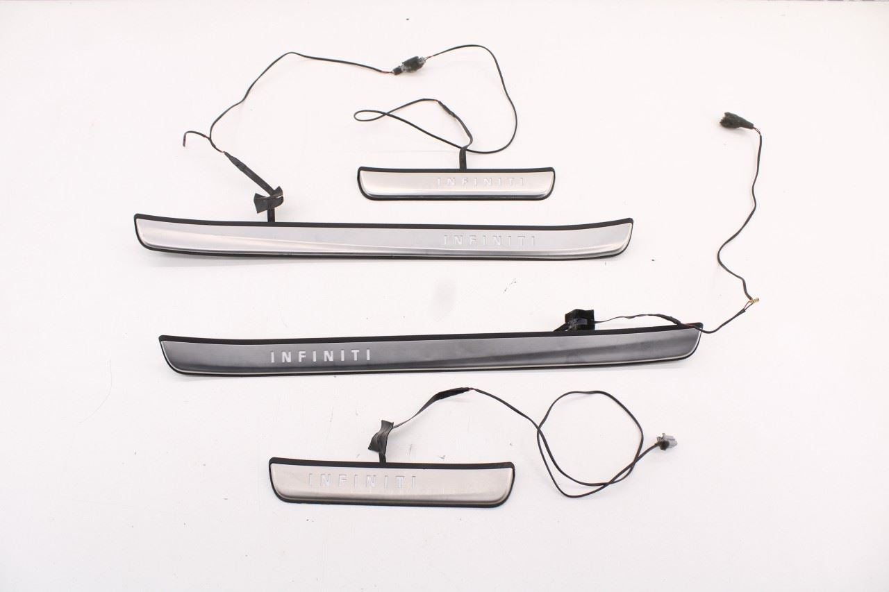 19-25 Infiniti QX50 LUXE FR and RR Right and Left Door Sill Scuff Plate Set of 4 - Alshned Auto Parts