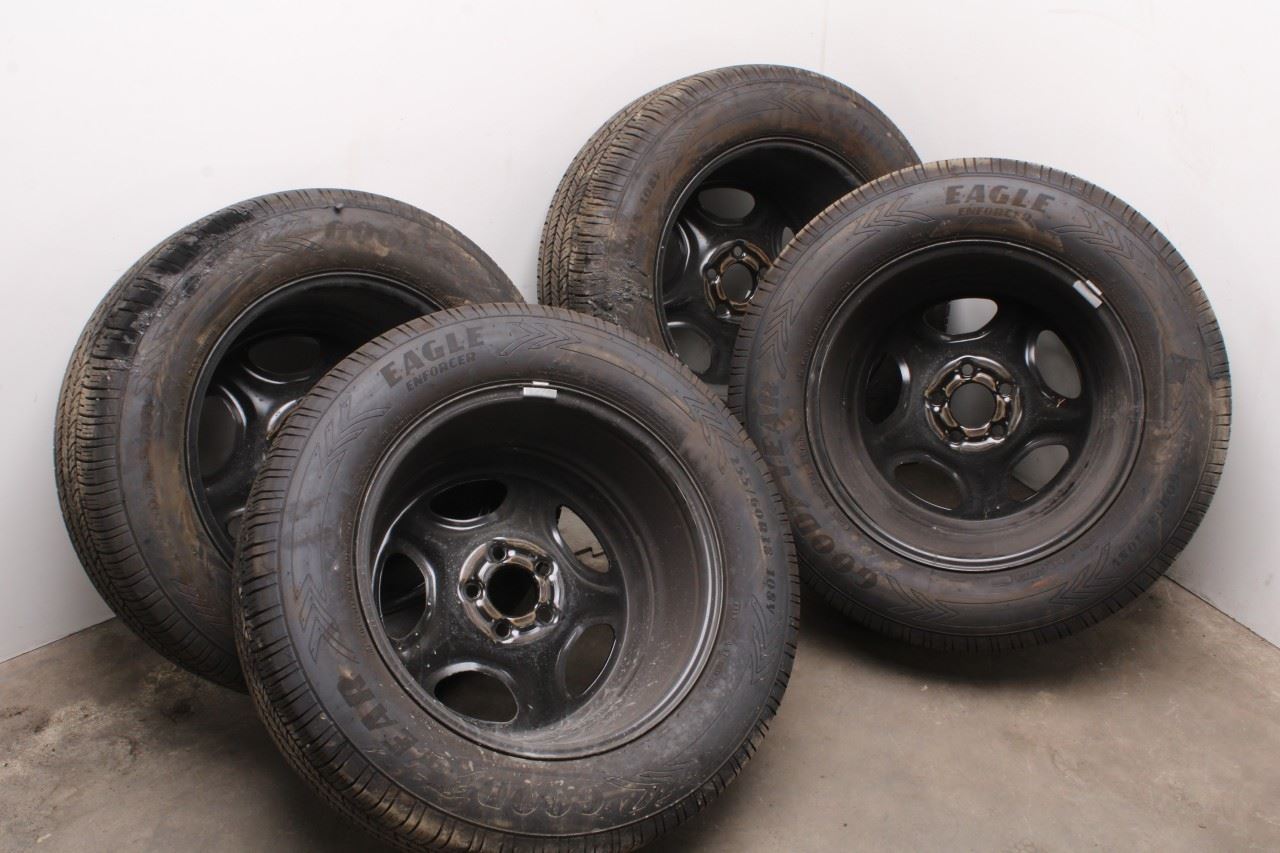 20-26 Ford Explorer Wheel Tire Goodyear Eagle Enforcer 255/60R18 R18x8 Set of 4 - Alshned Auto Parts