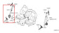 2014-19 Infiniti Q50 Premium 3.0L Front Passenger Right Side Seat Belt Retractor - Alshned Auto Parts