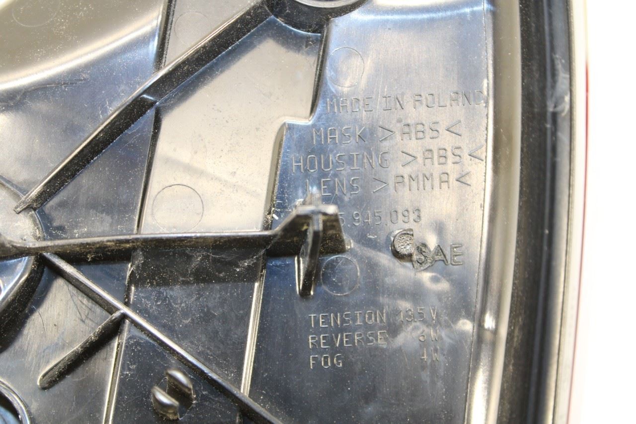 2011-2014 Porsche Cayenne Platinum Rear Left Side Tail Light Lamp 958-945-093-C - Alshned Auto Parts