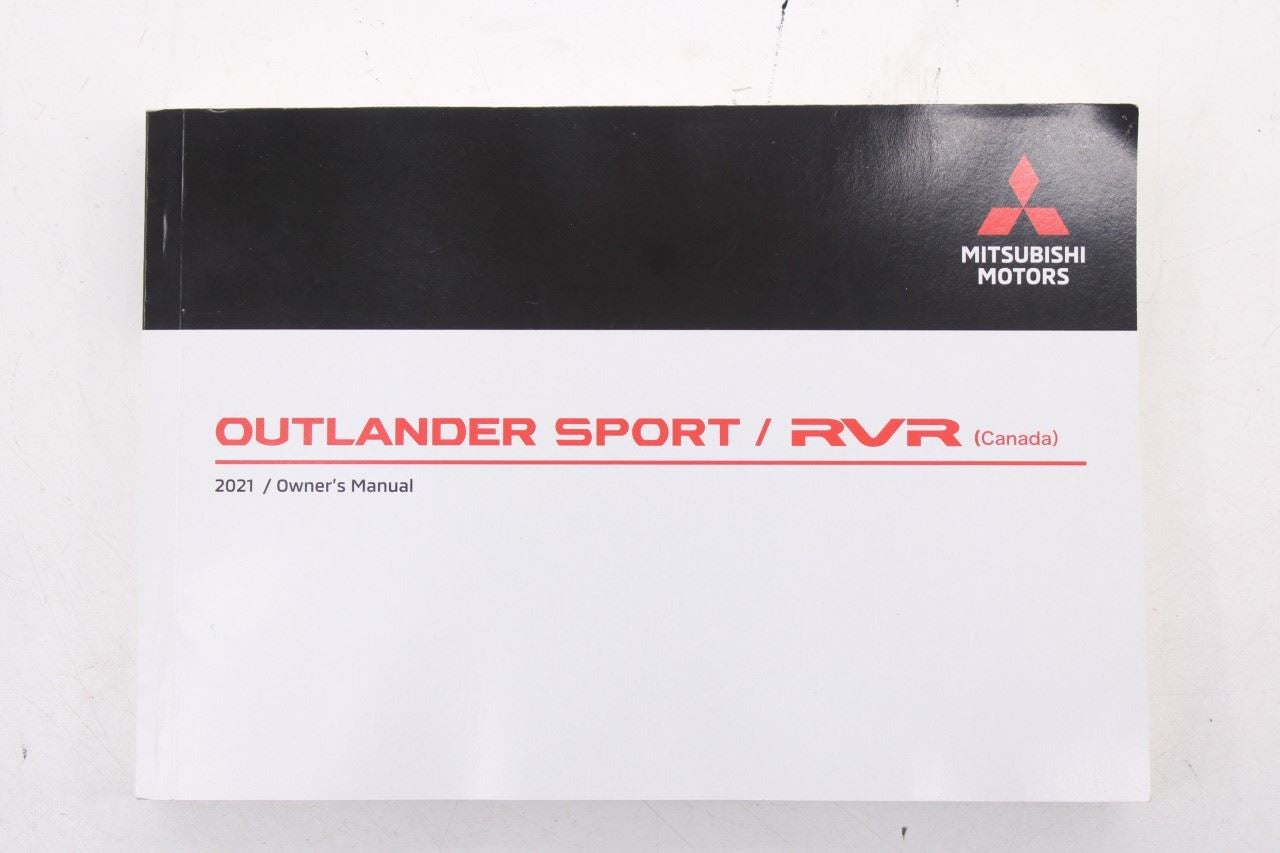 2021 Mitsubishi Outlander Sport Owners Manual Set with Case R831371