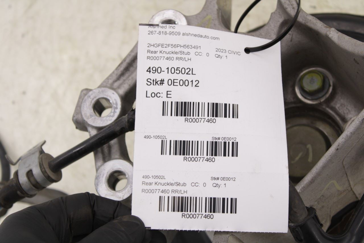 22-26 Honda Civic Sport Rear Left Driver Side Spindle Knuckle Hub 52215-T20-A00 - Alshned Auto Parts