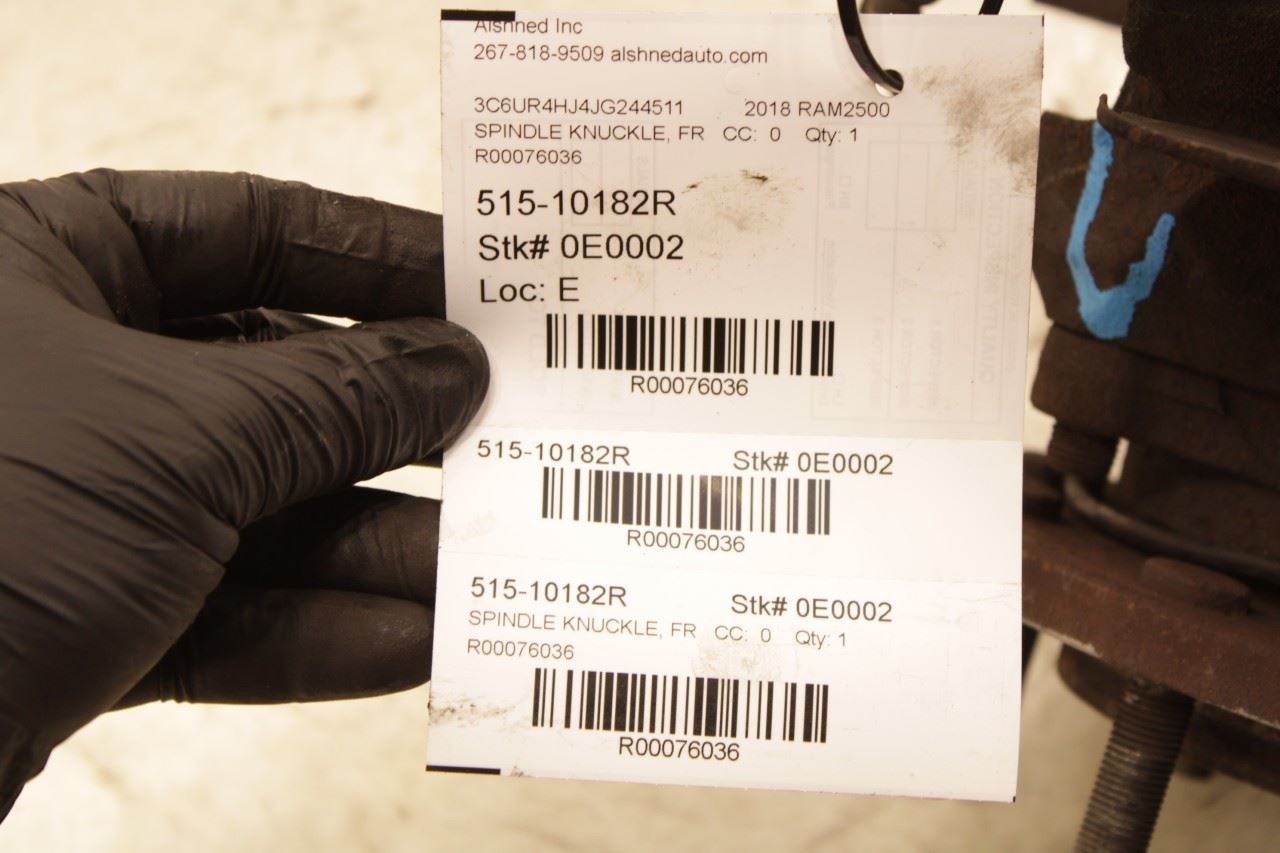 2014-2018 RAM 2500 Tradesman Front Right Side Spindle Knuckle Hub 68217027AA OEM - Alshned Auto Parts