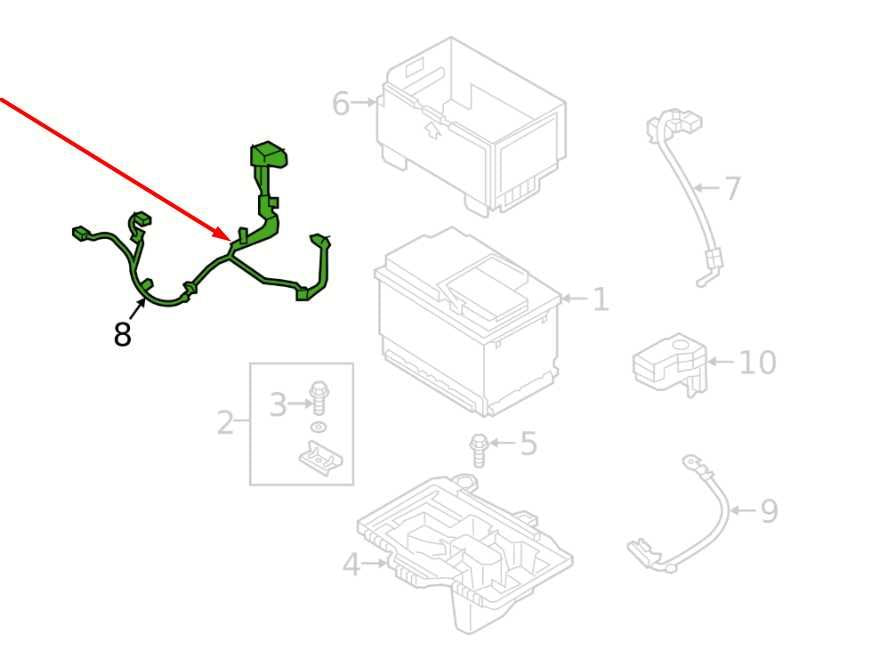 2020-2022 Kia Sportage Nightfall 2.4L Positive Battery Cable Wire Wiring Harness - Alshned Auto Parts