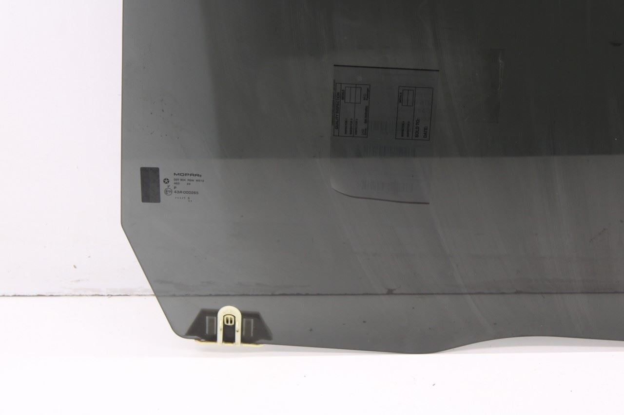 11-18 RAM 1500 Laramie Crew Cab Rear Left Side Door Window Glass 55112403AA OEM - Alshned Auto Parts