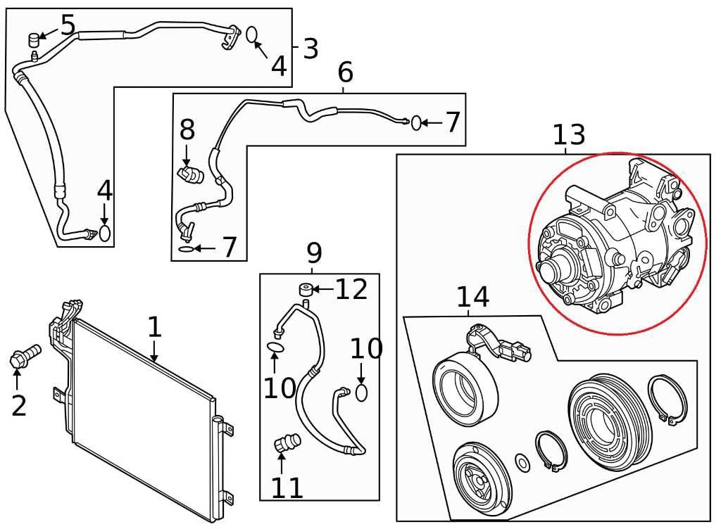 2023-2025 Mazda CX-30 2.5 S 2.5L AC Air Conditioner Compressor BHAA-61-450 OEM - Alshned Auto Parts