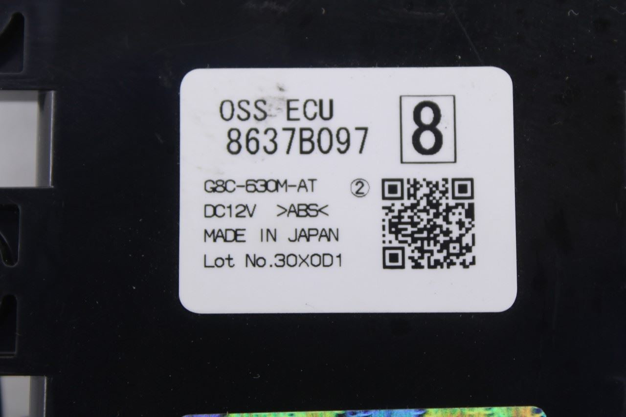2021 Mitsubishi Outlander Sport One-Touch Start System Control Module 8637B0975