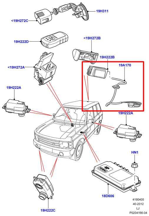 2010-2012 Land Rover Range Rover HSE 5.0L Rear Liftgate Rear View Parking Camera - Alshned Auto Parts