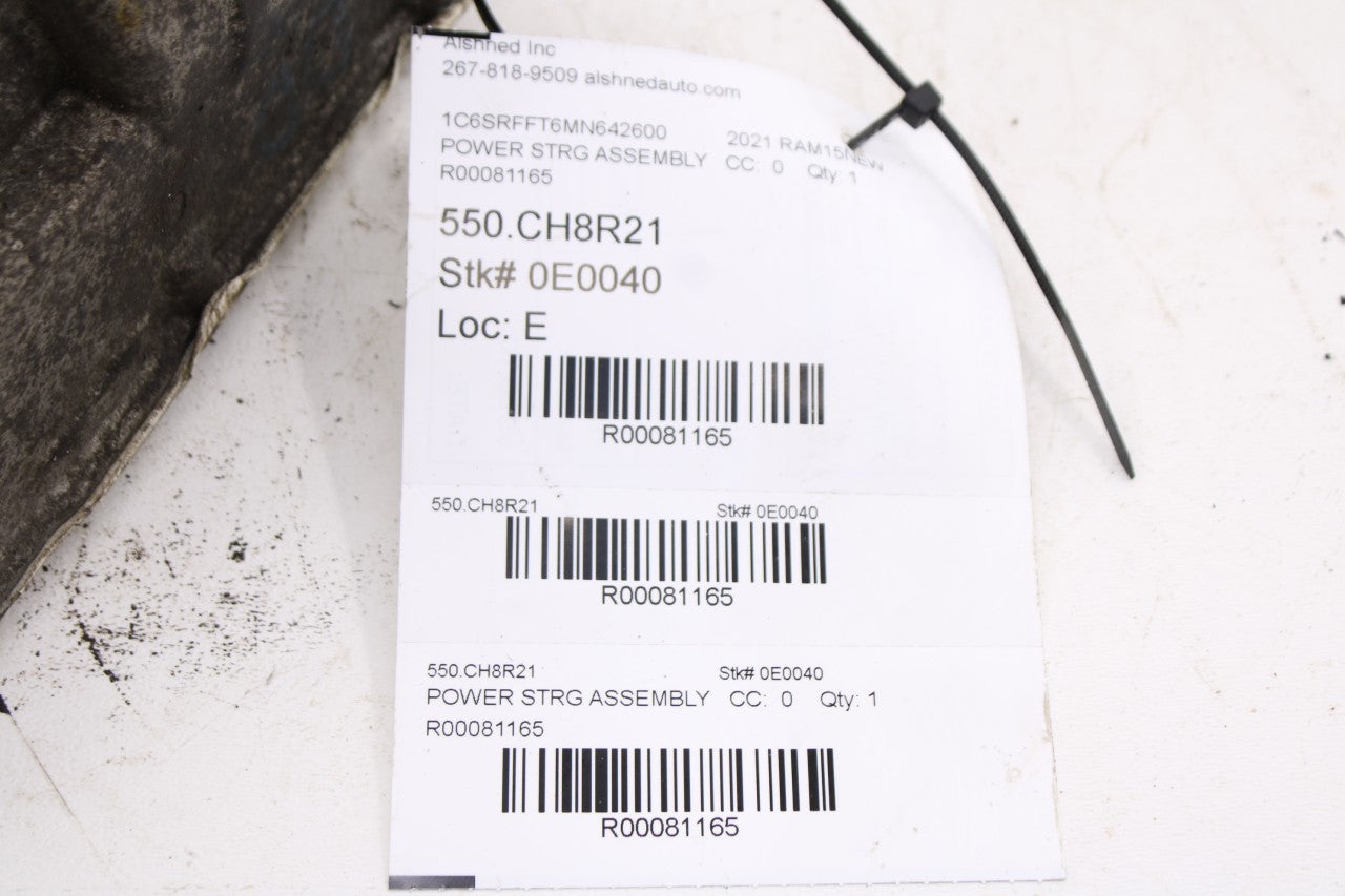 2019-24 Ram 1500 Big Horn 5.7L 4WD Power Steering Electric Rack and Pinion Motor - Alshned Auto Parts