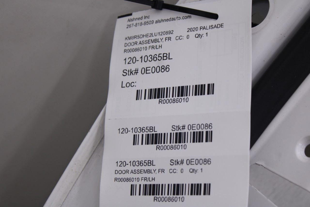 20-26 Hyundai Palisade Limited AWD Front Left Side Door Shell Panel 76003-S800018