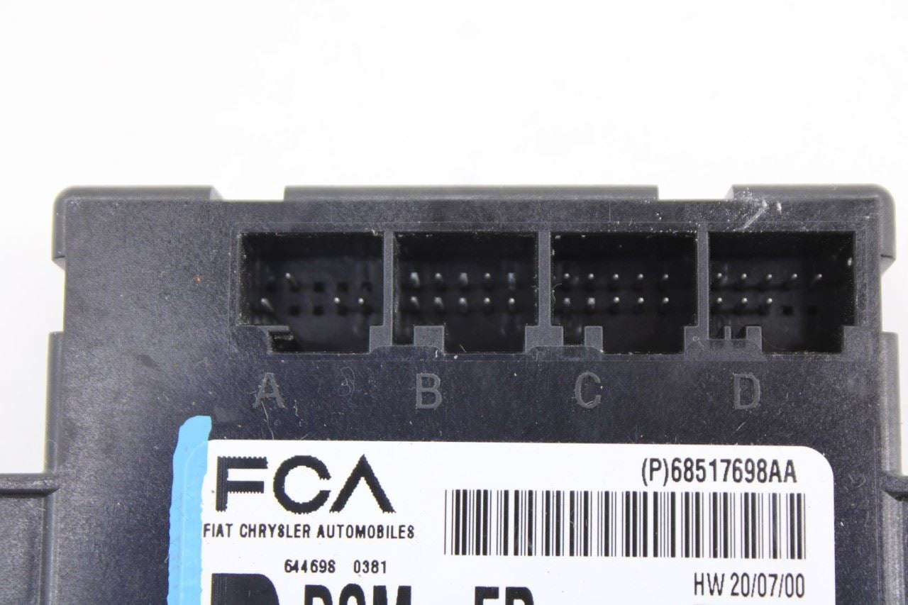2021 RAM 1500 Big Horn Front Right Passenger Side Door Control Module 68517698AA7