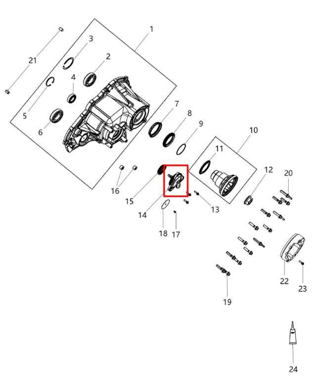 2011-22 Jeep Grand Cherokee Limited 4WD Transfer Case Position Sensor 68071234AA1