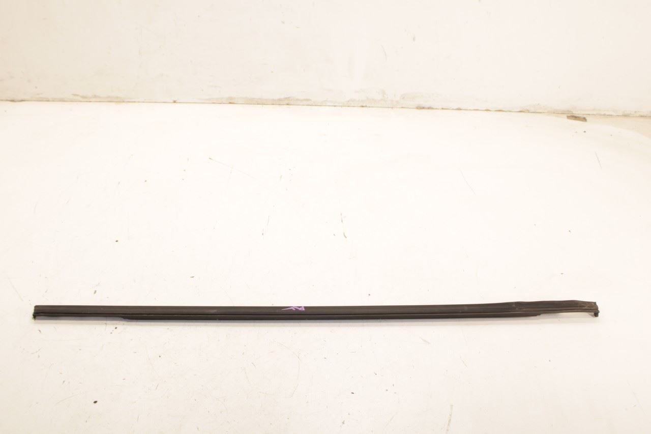 11-18 Porsche Cayenne Platinum RR LH Door Run Channel w Molding and Weatherstips - Alshned Auto Parts