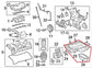 2016-23 Toyota Tacoma SR5 3.5L Engine Motor Upper and Lower Oil Pan 12101-0P0201