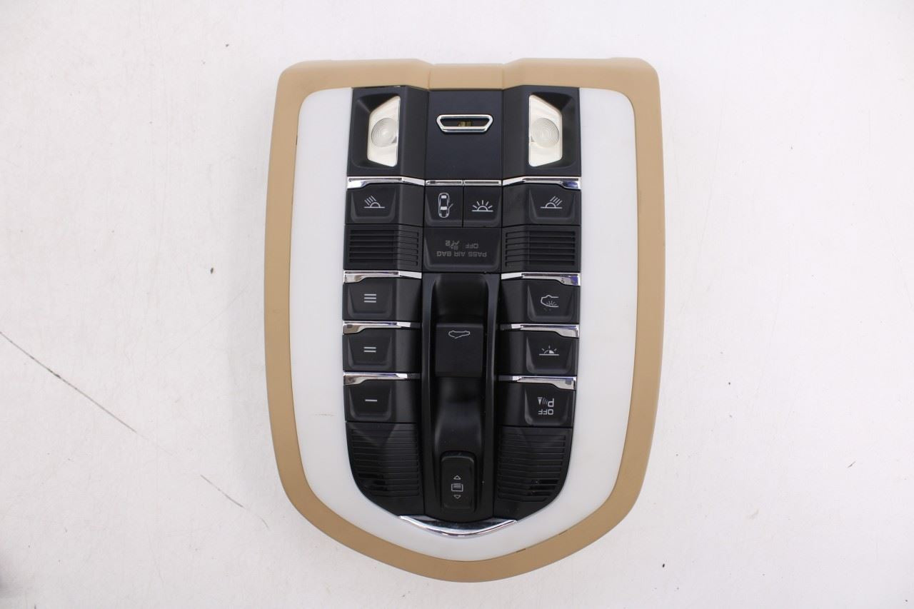 2011-2018 Porsche Cayenne S Front Interior Roof Overhead Console 7PP959551FQ OEM - Alshned Auto Parts