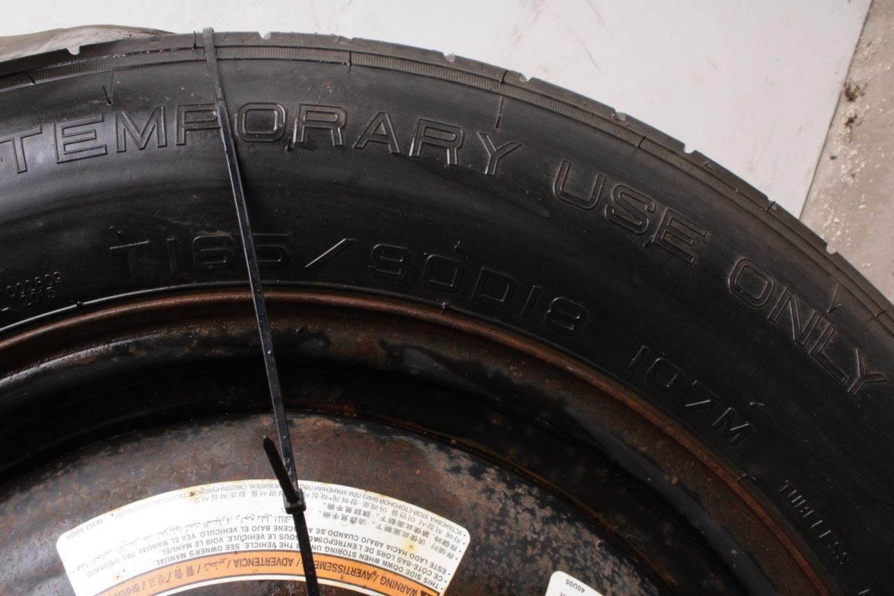 17-20 Infiniti QX60 Pure Spare Wheel Tire Maxxis T165/90D18 107M 40300-9PE8E OEM - Alshned Auto Parts