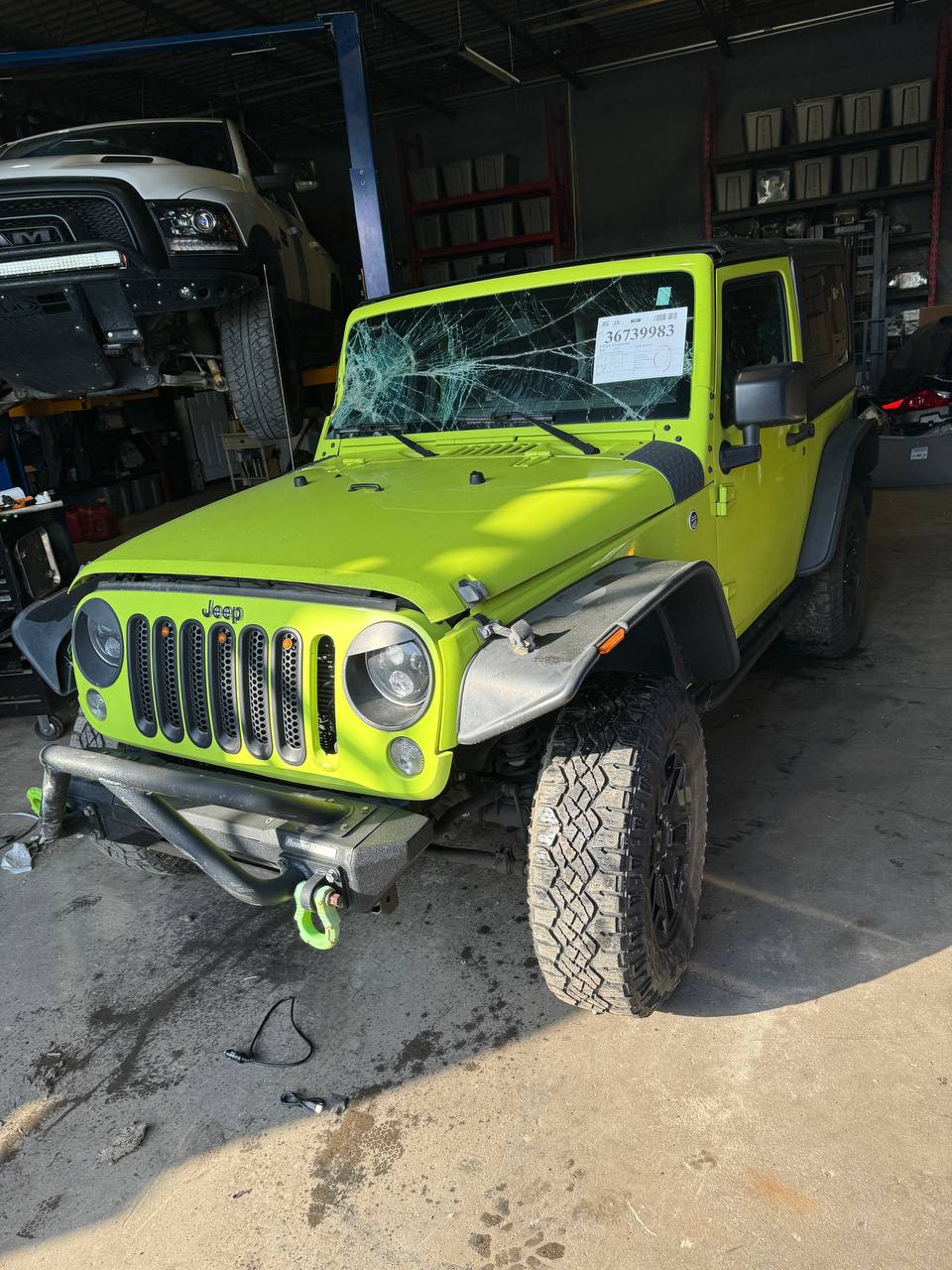 2016 Jeep Wrangler Hypergreen - Alshned Auto Parts