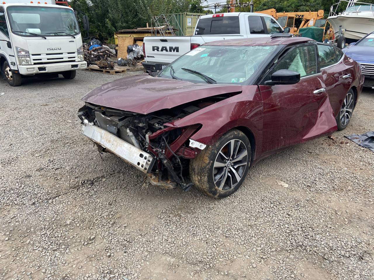 2020 Nissan Maxima S XTRONIC CVT Red - Alshned Auto Parts