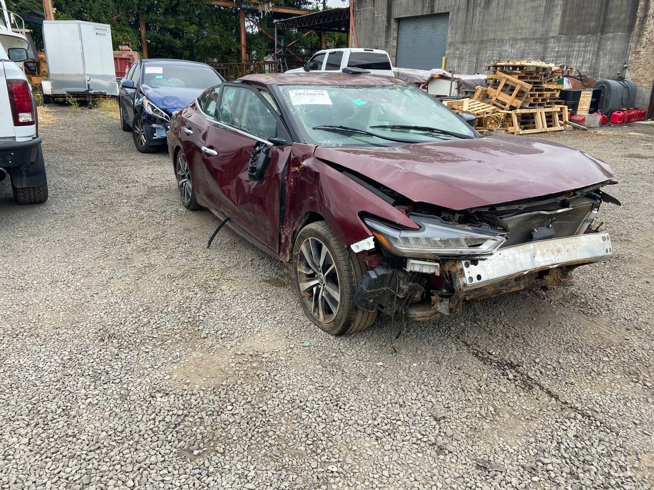 2020 Nissan Maxima S XTRONIC CVT Red - Alshned Auto Parts