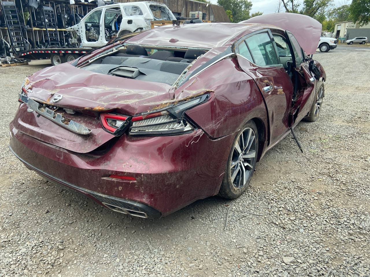 2020 Nissan Maxima S XTRONIC CVT Red - Alshned Auto Parts