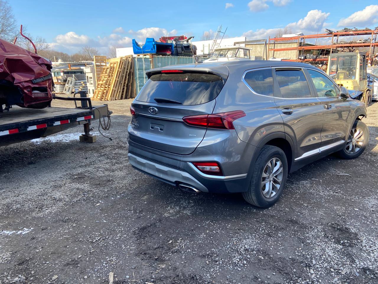 Donor vehicle 2019 Hyundai Santa Fe Se Gray - Alshned Auto Parts