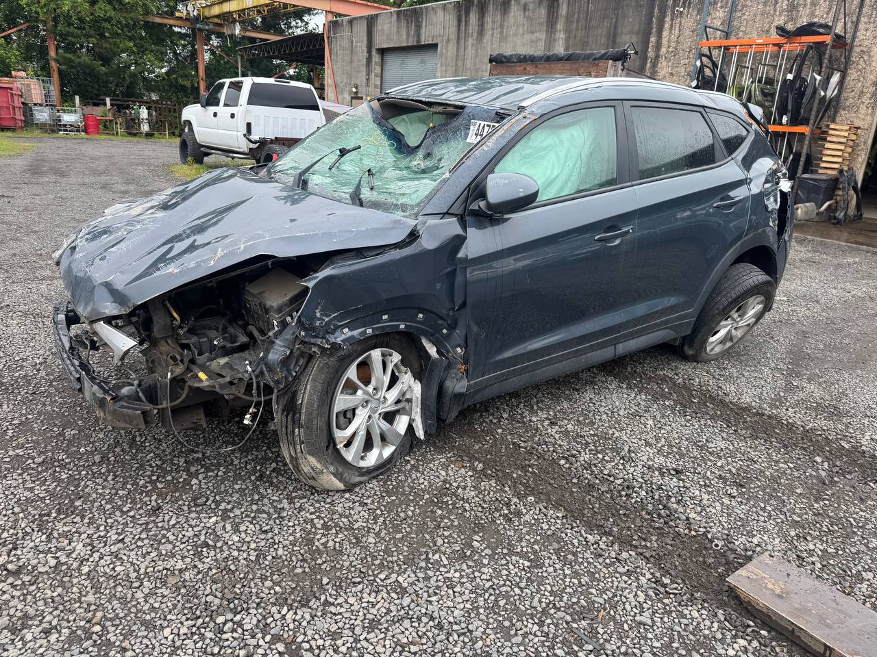 Donor vehicle 2021 Hyundai Tucson Value Blue - Alshned Auto Parts