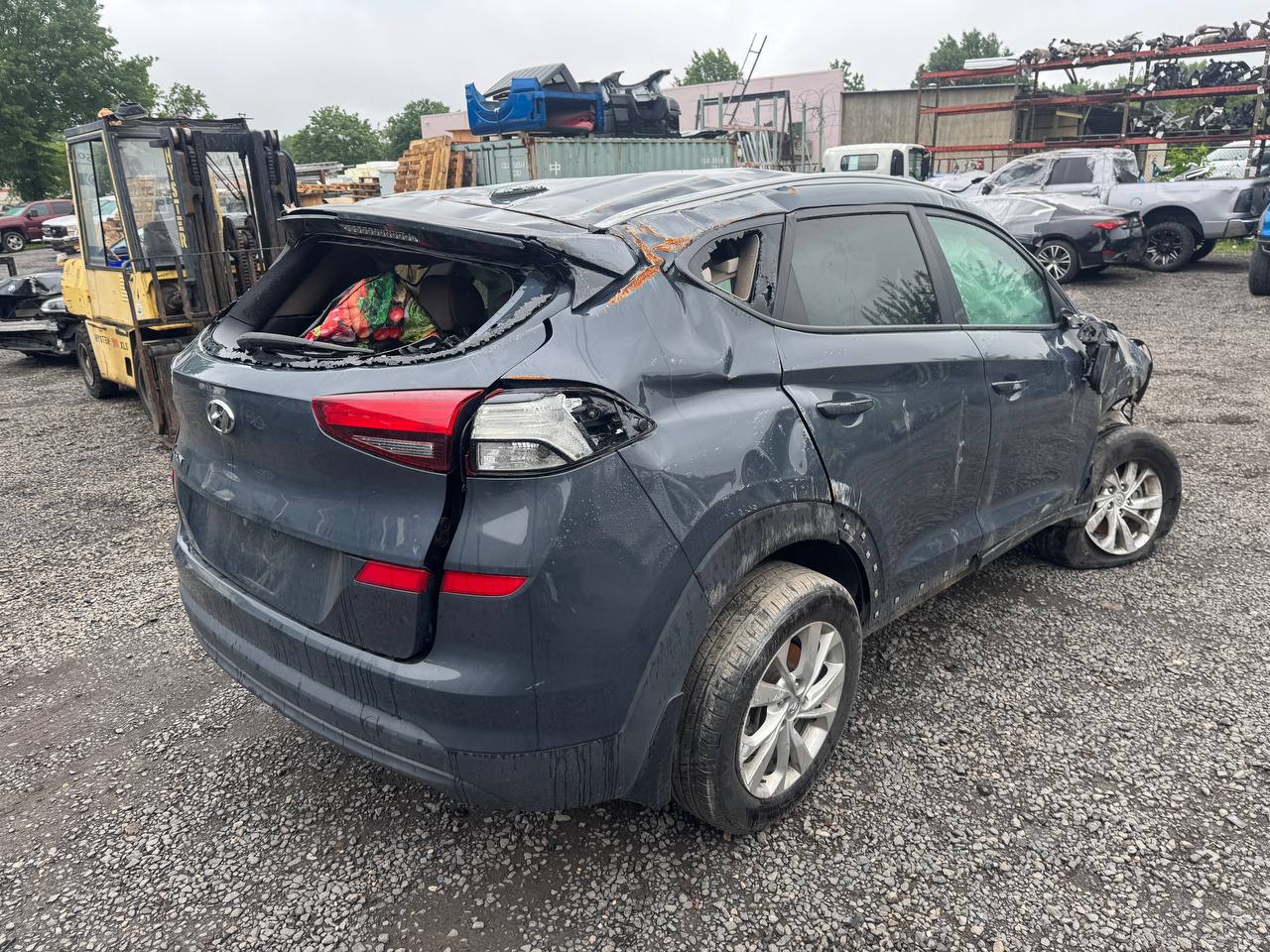 Donor vehicle 2021 Hyundai Tucson Value Blue - Alshned Auto Parts