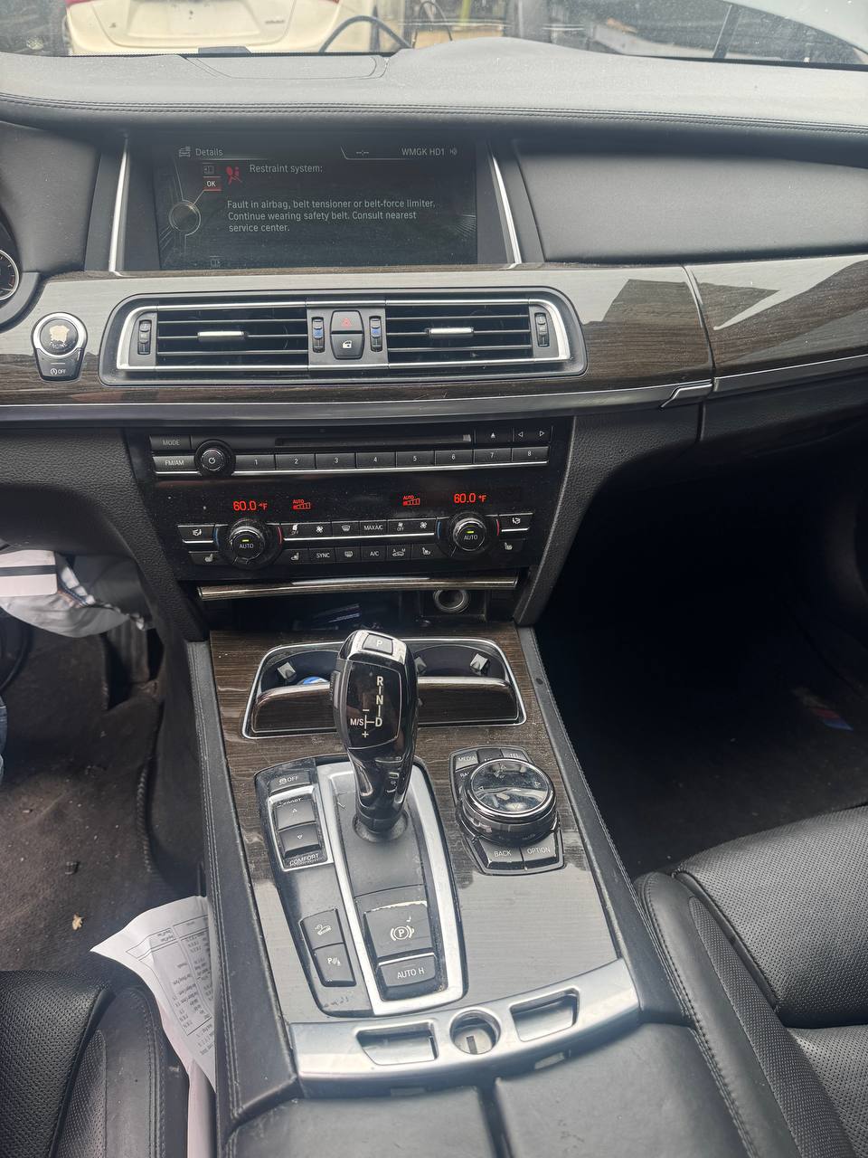 Donor vehicle 2014 BMW 750I xDrive Black - Alshned Auto Parts