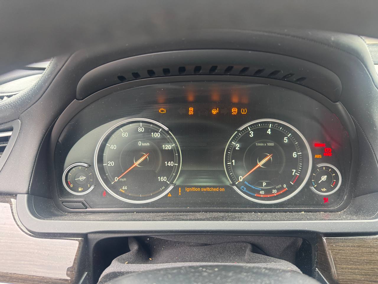 Donor vehicle 2014 BMW 750I xDrive Black - Alshned Auto Parts