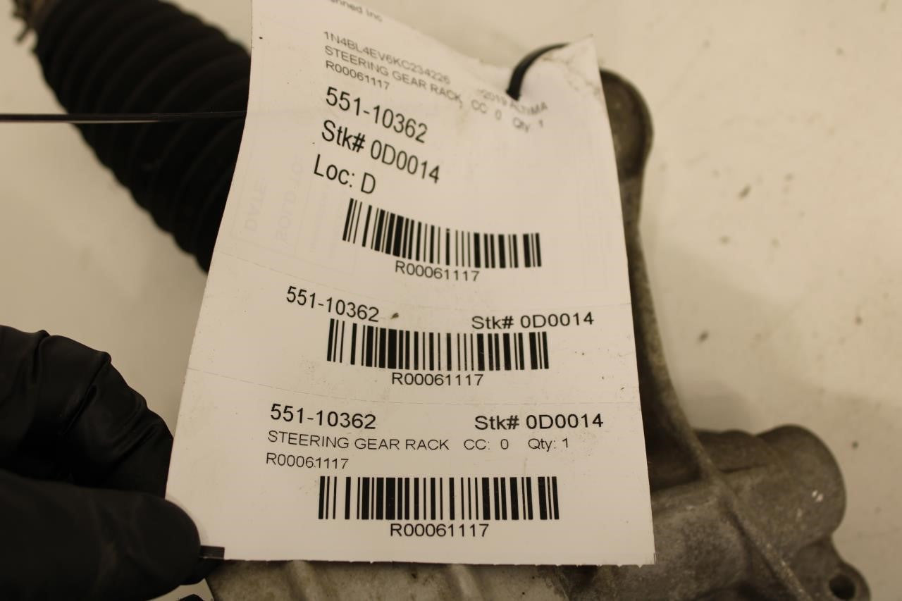 2019-24 Nissan Altima SL 2.5L Power Steering Gear Rack & Pinion 49001-6CA2C - Alshned Auto Parts