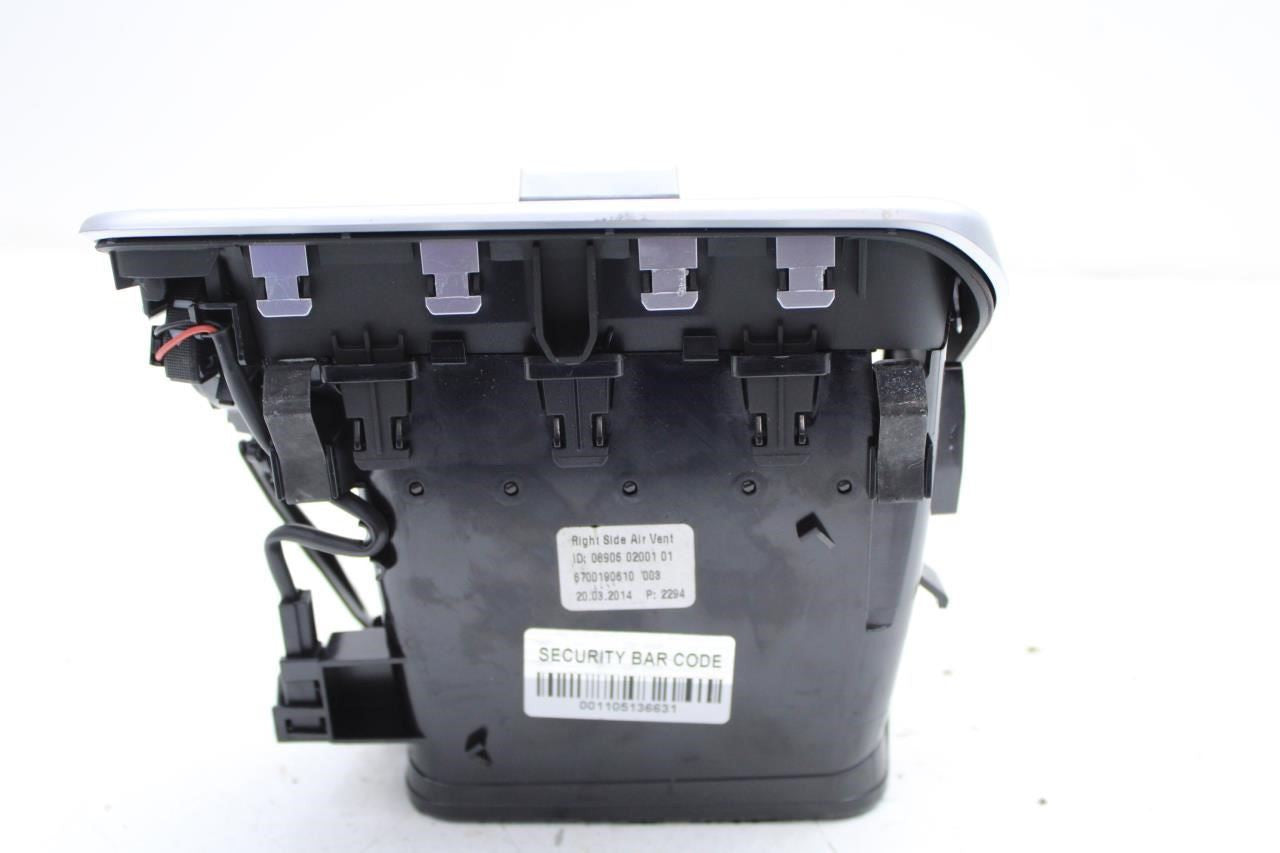 2014-2017 Maserati Ghibli Front Right Side Dash Outer Air Vent Grille 6700190610 - Alshned Auto Parts